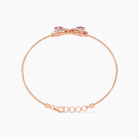 Purple Majestic Gemstone Bracelet