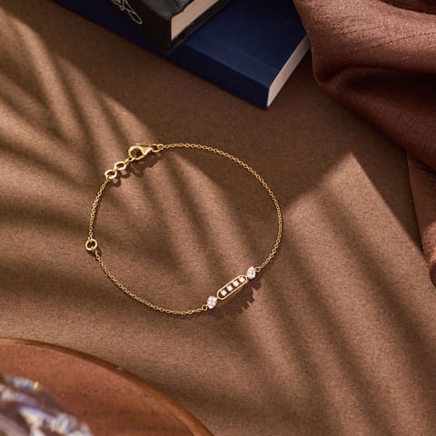 Nigara Spark Diamond Mangalsutra Bracelet Nigara Spark Diamond Mangalsutra Bracelet