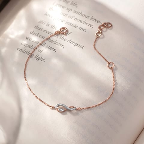 Daily Infinity Diamond Chain Bracelet Daily Infinity Diamond Chain Bracelet