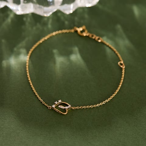 Spiraled Diamond Bracelet