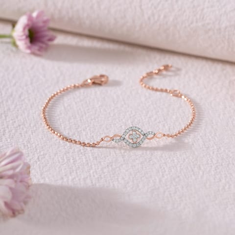Whispering Clover Diamond Chain Bracelet Whispering Clover Diamond Chain Bracelet