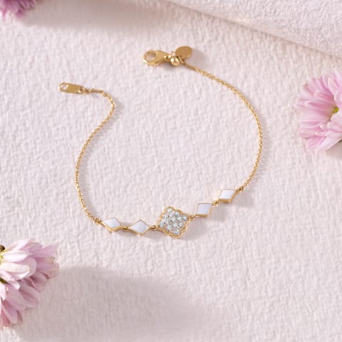 Linear Cubic Adjustable Diamond Bracelet Linear Cubic Adjustable Diamond Bracelet