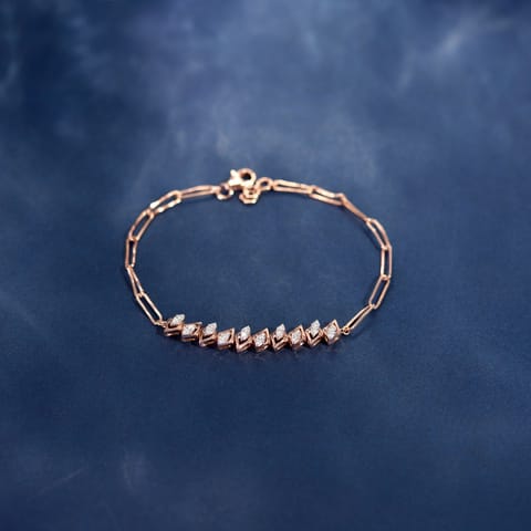Aveline Link Diamond Bracelet
