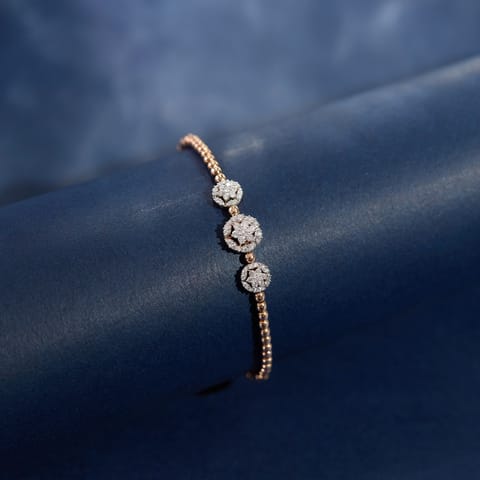 Beaded Trio Diamond Bracelet Beaded Trio Diamond Bracelet