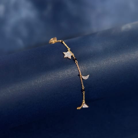 Celestial Charms Diamond Mangalsutra Bracelet Celestial Charms Diamond Mangalsutra Bracelet