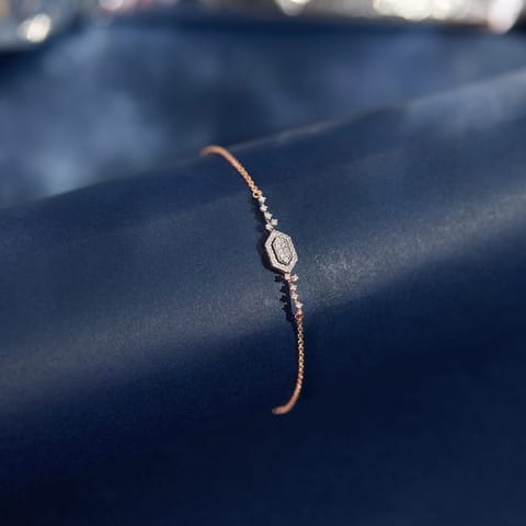 Radiant Strand Diamond Bracelet