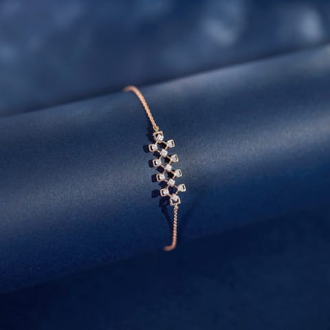 Geometric Link Diamond Bracelet Geometric Link Diamond Bracelet