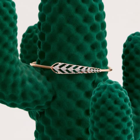Tapered Chevron Diamond Bracelet