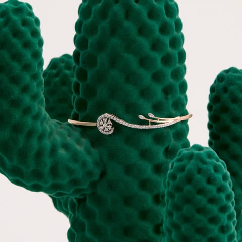 Floral Swirl Diamond Bracelet Floral Swirl Diamond Bracelet