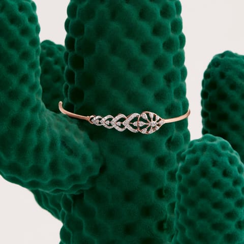 Cascading Arc Diamond Bracelet