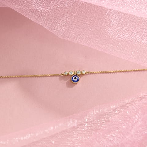 Evil Eye Spark Gemstone Bracelet