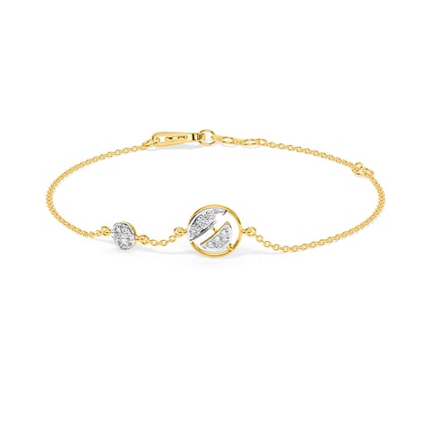 Half & Half Diamond Bracelet Half & Half Diamond Bracelet