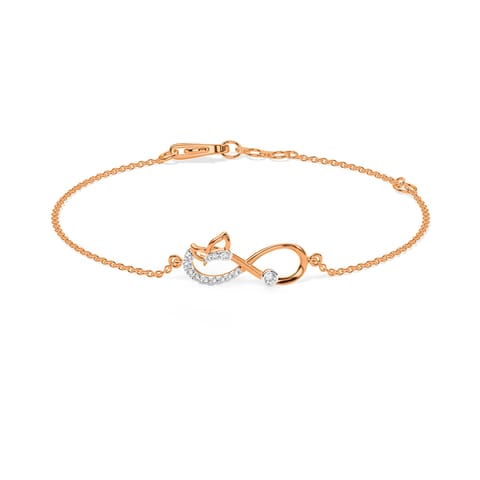 Flutter Infinite Diamond Bracelet Flutter Infinite Diamond Bracelet