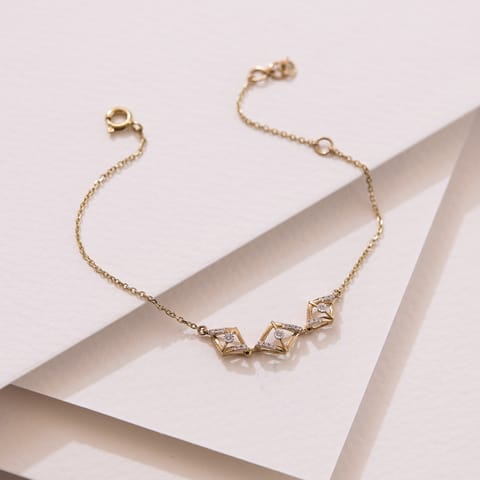Trio Rhombus Diamond Bracelet Trio Rhombus Diamond Bracelet