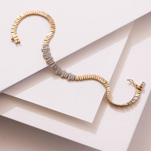 Rhythm Wave Diamond Bracelet Rhythm Wave Diamond Bracelet