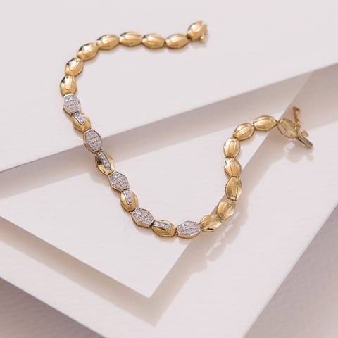 Blazing Pebble Diamond Bracelet Blazing Pebble Diamond Bracelet
