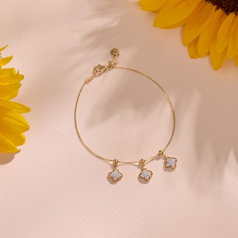 Charms Diamond Chain Bracelet