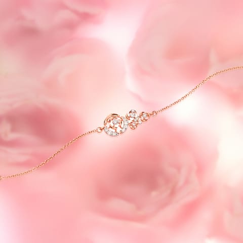 Cluster Rose Diamond Bracelet Cluster Rose Diamond Bracelet