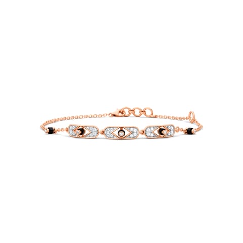 Trivena Diamond Mangalsutra Bracelet Trivena Diamond Mangalsutra Bracelet