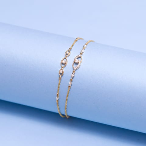 Soft Radiance Multi Layered Diamond Bracelet