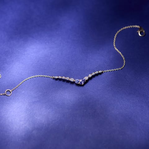 Tanzanite Streak Gemstone Bracelet