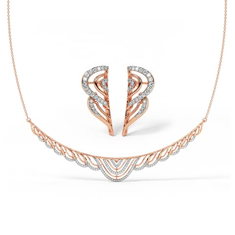Shining Starlets Diamond Necklace Set Shining Starlets Diamond Necklace Set