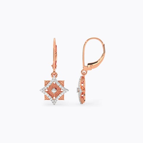 Floret Texture Diamond Pendant Set Floret Texture Diamond Pendant Set