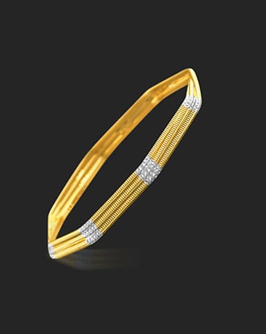 Gold Bangles 22 Karat Yellow Gold Ranju 22Kt Gold Bangle