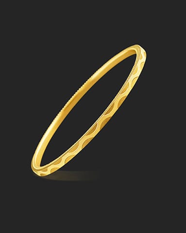 Gold Bangles 22 Karat Yellow Gold Mrunmai 22Kt Gold Bangle