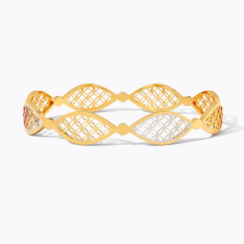 Gold Bangles 22 Karat Yellow Gold Riwaaz Radiance 22KT Gold Bangle