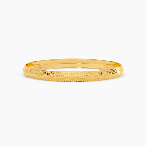 Refined Glossy 22KT Gold Bangle Refined Glossy 22KT Gold Bangle