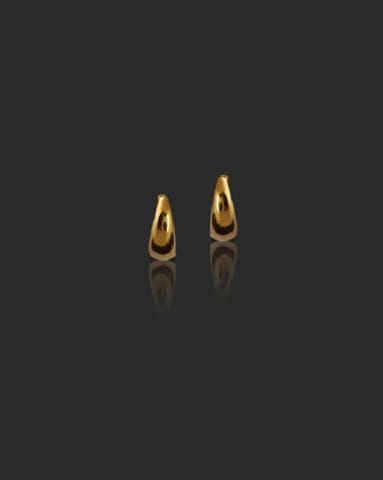 Arushi 22KT Gold Hoop Earrings