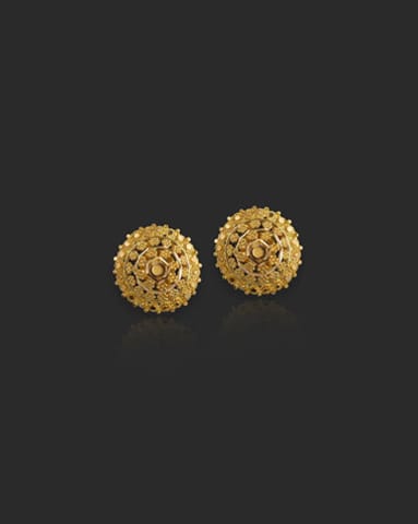 Preksha 22KT Gold Stud Earrings Preksha 22KT Gold Stud Earrings