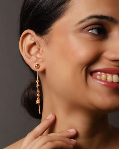 Tamanna Gold Drop Earrings Tamanna Gold Drop Earrings