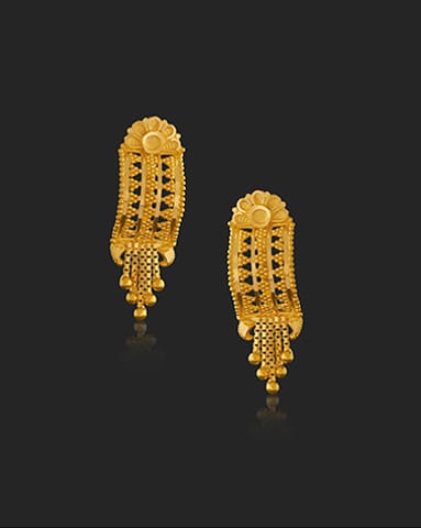 Niha 22KT Gold Earrings Niha 22KT Gold Earrings