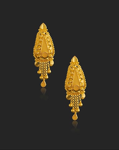 Kaviya 22KT Gold Earrings Kaviya 22KT Gold Earrings