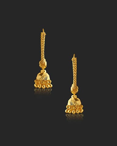 Kashvika 22KT Gold Hoops Kashvika 22KT Gold Hoops