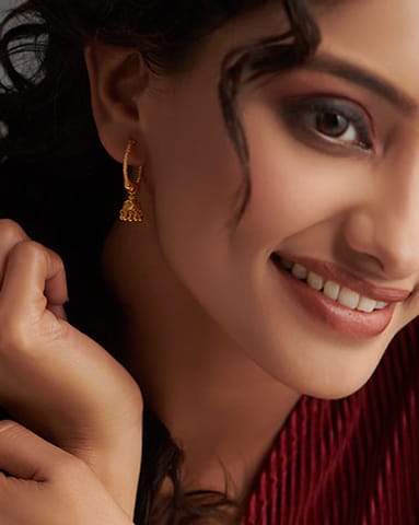 Kashvika 22KT Gold Hoops Kashvika 22KT Gold Hoops