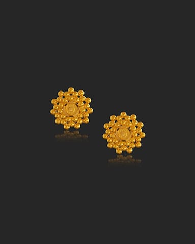 Reeva 22KT Gold Earrings