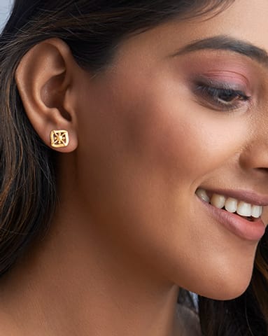 Taalika 22KT Gold EARRING