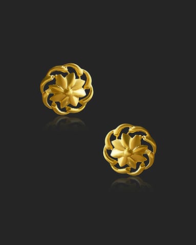 Jigna 22KT Gold EARRING