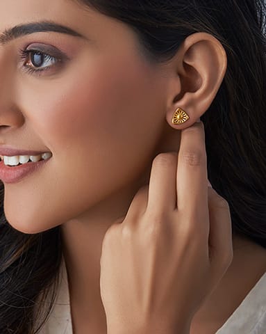 Rachita 22KT Gold EARRING