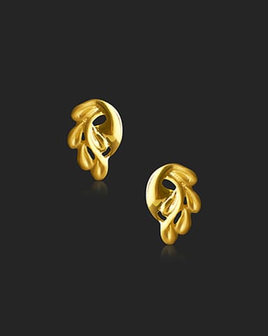 Drisana 22KT Gold EARRING Drisana 22KT Gold EARRING