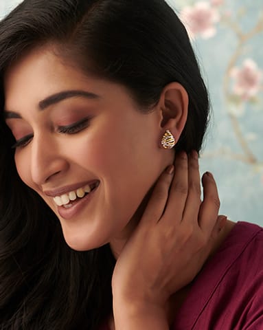 Kenisha 22KT Gold Earrings