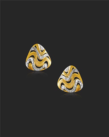 Bhuvika 22KT Gold Earrings
