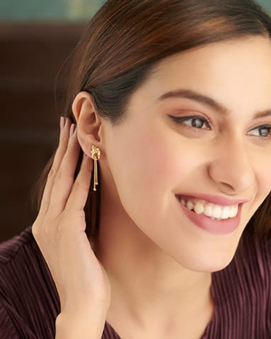 Simona 22KT Gold Earrings Simona 22KT Gold Earrings