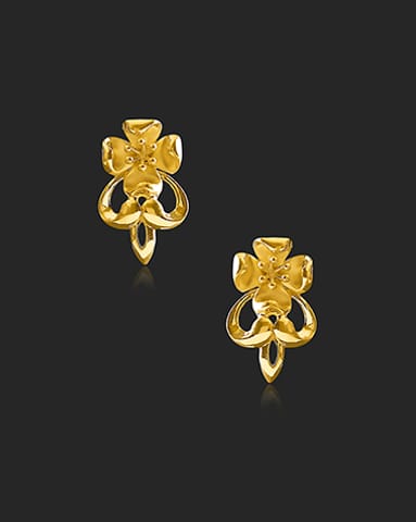 Laila 22KT Gold Earrings