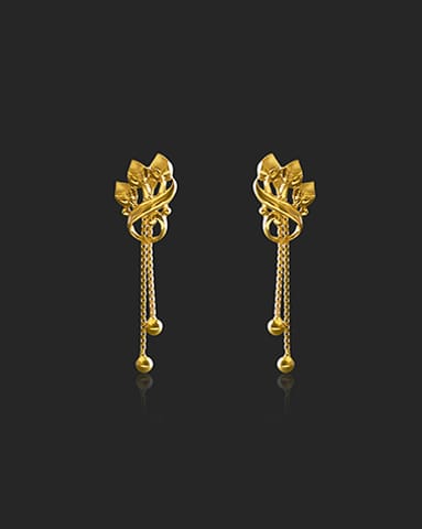Nihani 22KT Gold Earrings