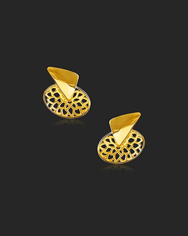 Jovina 22KT Gold Earrings