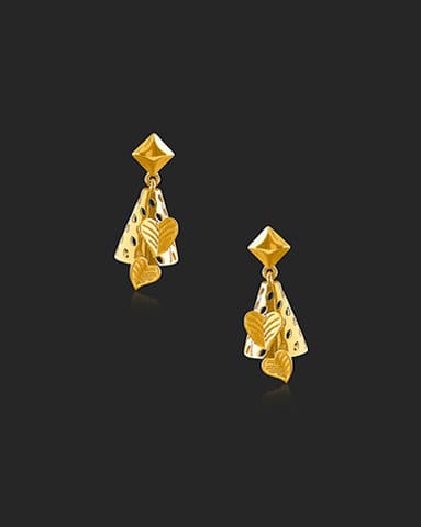 Radhya 22KT Gold Earrings Radhya 22KT Gold Earrings